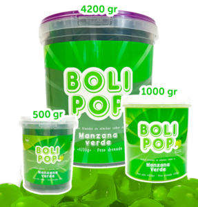 Perlas Explosivas Manzana Verde Boli Pop
