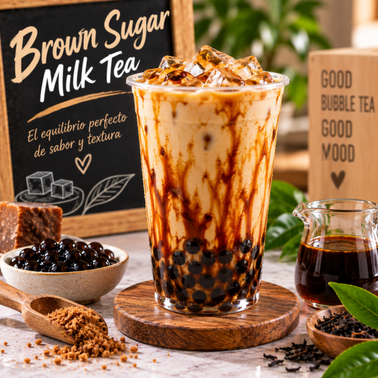 Brown Sugar Milk Tea, el más vendido
