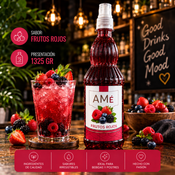 Sirope de Frutos Rojos AME — foto 4